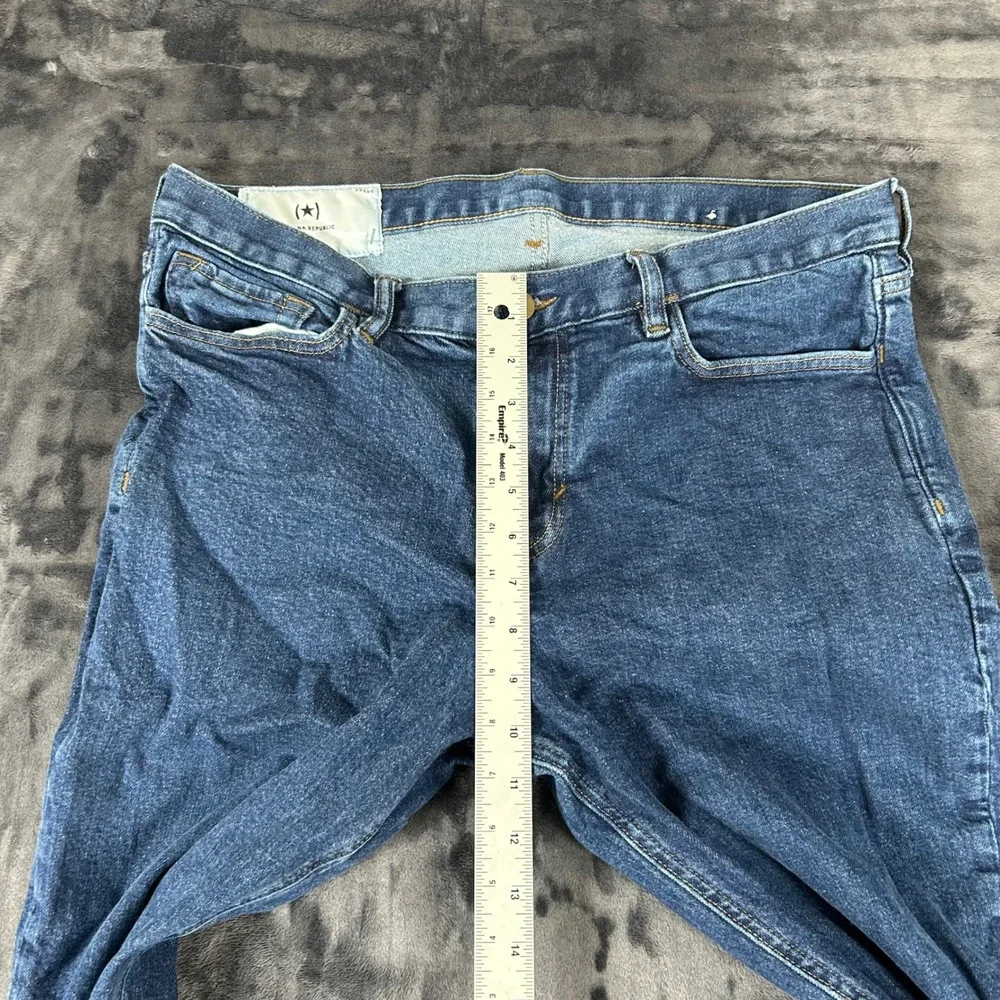 Banana Republic Slim Fit Jeans Mens 35x32 Blue Medium Wash Denim Pants
